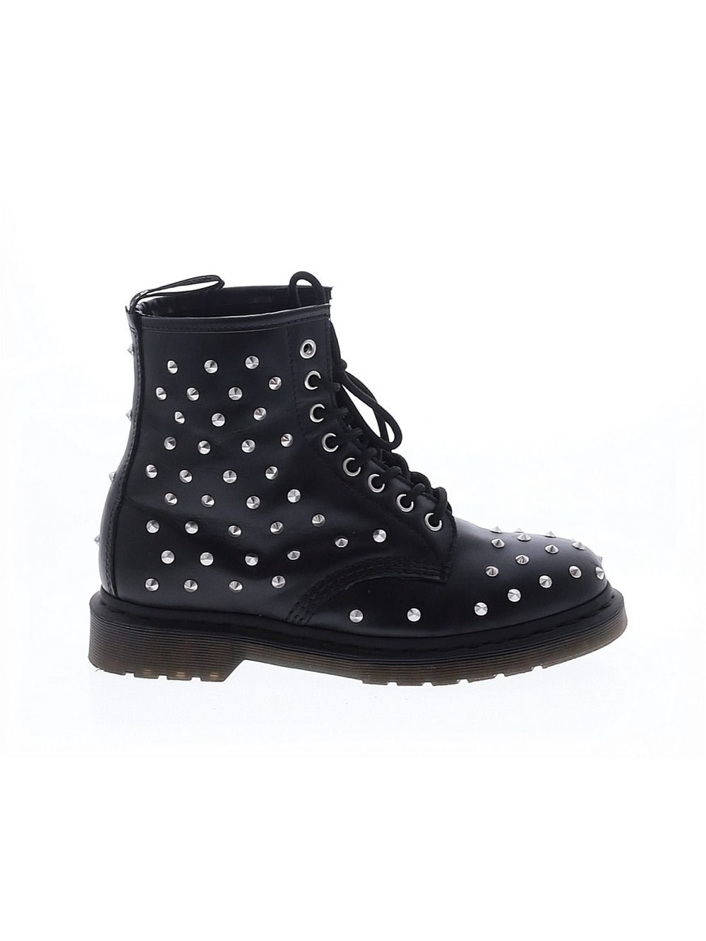 Dr Martens 8 Women's Black Studded Lace-Up Ankle Boots